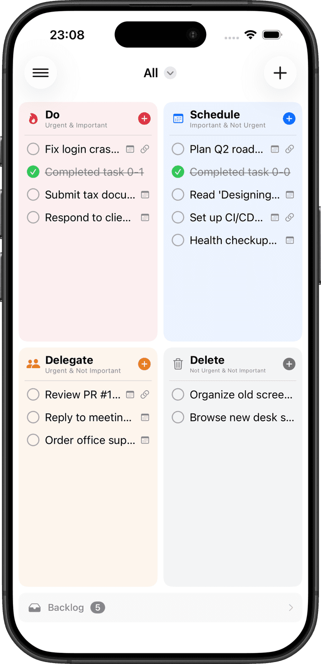 매트릭스 & 백로그